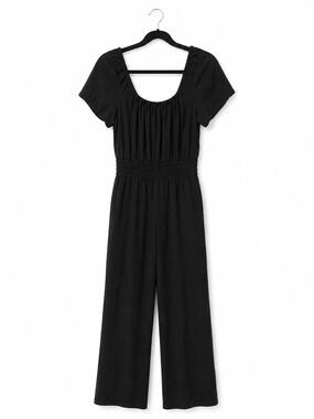 Smash + Tess NWT Cleo Wide Leg Romper in Black